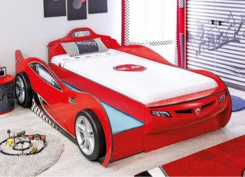 CARBED Кровать-машина Coupe с выдвижной кроватью Red 20.03.1306.00 в Дорогино - dorogino.mebel54.com | фото