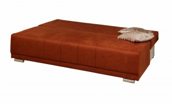 Диван - кровать "Асти" (замша дельта терракота) вариант №1/осн. в Дорогино - dorogino.mebel54.com | фото