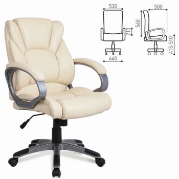 Кресло офисное BRABIX Eldorado EX-504 (бежевый) в Дорогино - dorogino.mebel54.com | фото