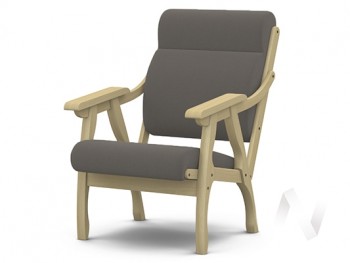 Кресло Вега-10 (бесцветный лак/ULTRA STONE) в Дорогино - dorogino.mebel54.com | фото