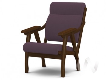 Кресло Вега-10 (орех лак/ULTRA PLUM) в Дорогино - dorogino.mebel54.com | фото