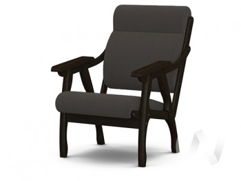 Кресло Вега-10 (венге лак/ULTRA GRAFIT) в Дорогино - dorogino.mebel54.com | фото