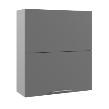 Ройс ПГПМ 800 Шкаф верхний Blum Aventos HF (Графит софт/корпус Серый) в Дорогино - dorogino.mebel54.com | фото