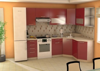 Угловая кухня Максимус-24 2400х1700 мм в Дорогино - dorogino.mebel54.com | фото